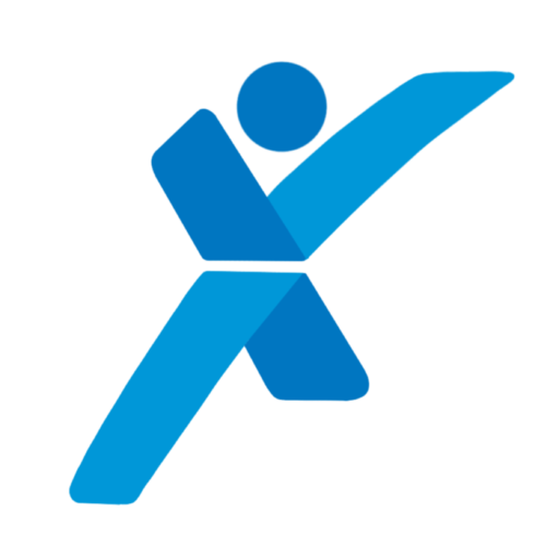 Express Pros Singular Logo Express Pros Training "X" Logo Emblem
